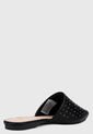 Slipper Negro-Plateado Via Uno de Via Uno