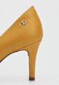 Tacón Medio Mostaza Via Uno Livia de Via Uno