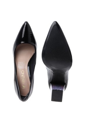 Tacón Alto Negro Via Uno