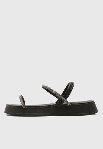 Sandalias Lifestyle VIA UNO Negro Via Uno