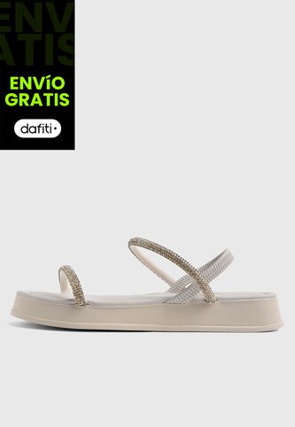 Sandalias Lifestyle VIA UNO Marfil Via Uno