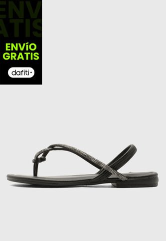 Sandalias Lifestyle VIA UNO Negro Via Uno