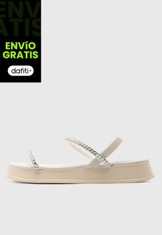 Sandalias Lifestyle VIA UNO Marfil Via Uno