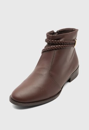 Botines VIA UNO Marrón