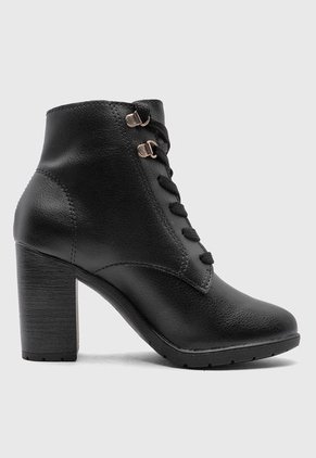 Botines VIA UNO Negro
