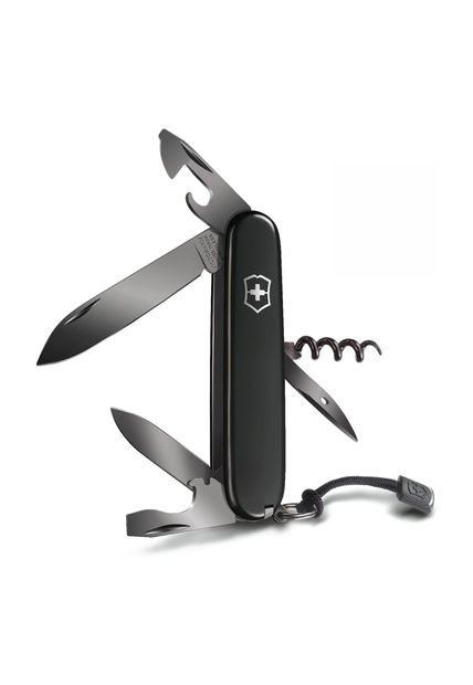Navaja Mediana Suizo Spartan Negra Negro Victorinox - 1.3603.3