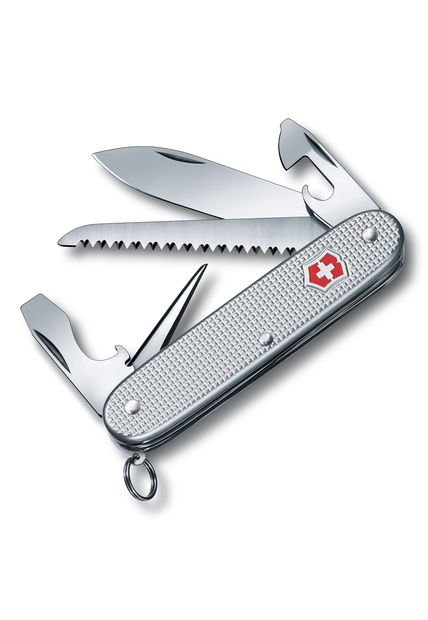 Navaja Mediana Farmer Alox Gris Victorinox - 0.8241.26
