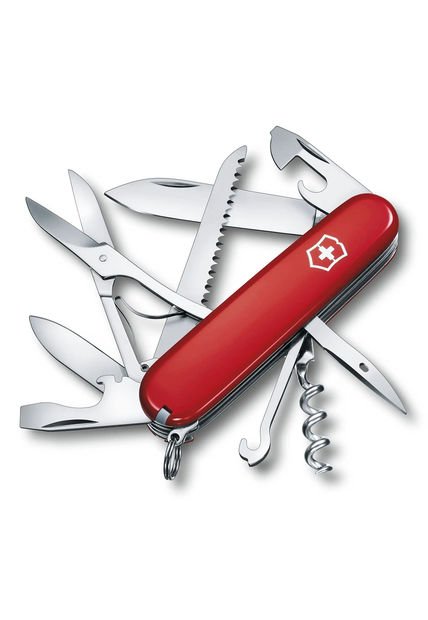 Navaja Mediana Suiza Huntsman Roja Victorinox