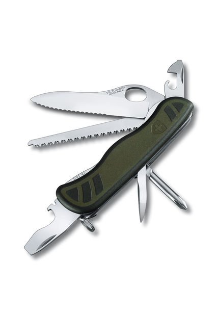 Navaja Grande Suiza Del Soldado 08 Verde Victorinox - 0.8461.MWCH