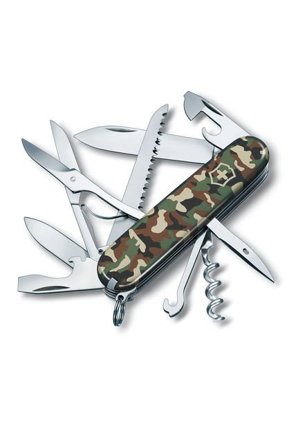 Navaja Mediana Suiza Huntsman Camuflada Victorinox