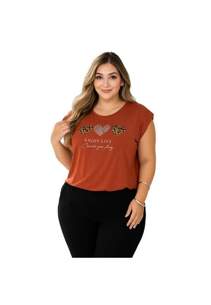 BLUSA VIKATS MUJER AG7204 TERRACOTA Talla 12