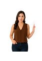 BLUSA VIKATS MUJER AG7389 CAFÉ Talla XL de Vikats