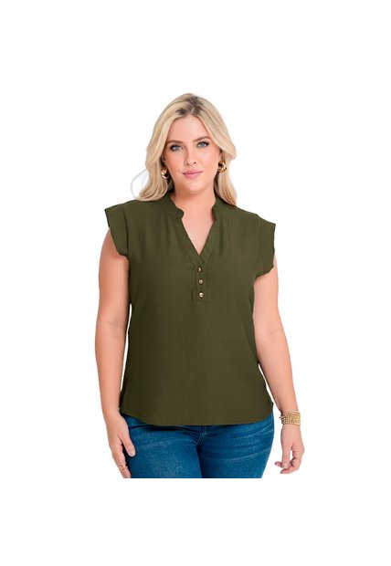 BLUSA VIKATS MUJER AG7667 VERDE Talla S