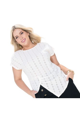 BLUSA VIKATS MUJER AG7655 BEIGE Talla L Vikats