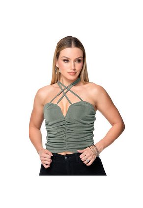 BLUSA VIKATS MUJER AG6862 VERDE Talla M