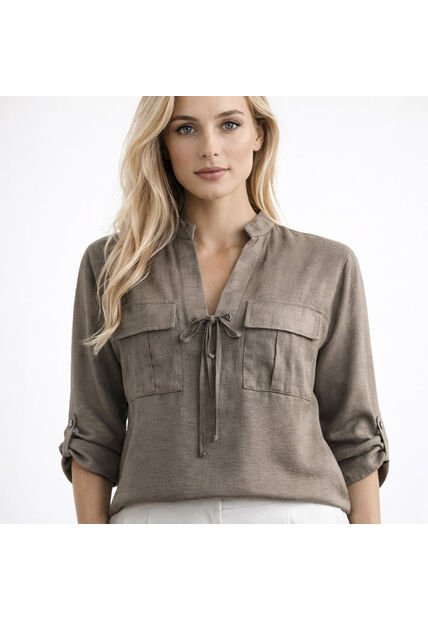BLUSA VIKATS MUJER AG7890 TAUPE Talla XL