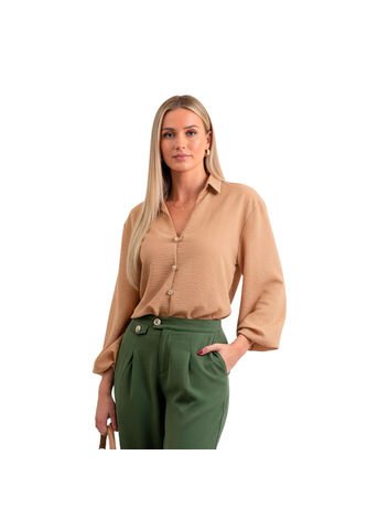 BLUSA VIKATS MUJER AG7735 CAMEL Talla S Vikats