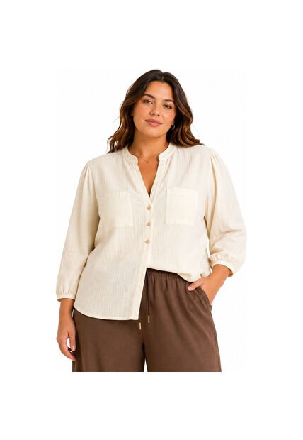 BLUSA VIKATS MUJER AG7840 MARFIL Talla 12