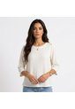 BLUSA VIKATS MUJER AG8254 MARFIL Talla L de Vikats
