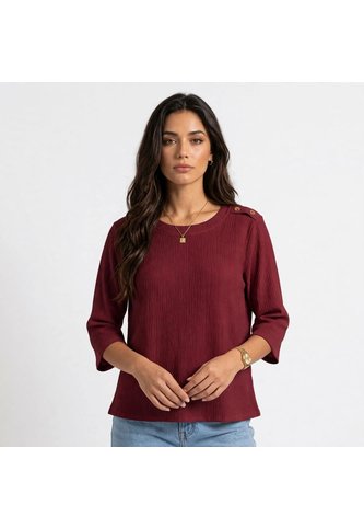 BLUSA VIKATS MUJER AG8254 VINOTINTO Talla XL Vikats