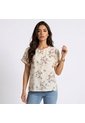 BLUSA VIKATS MUJER AG8256 CREMA Talla M de Vikats
