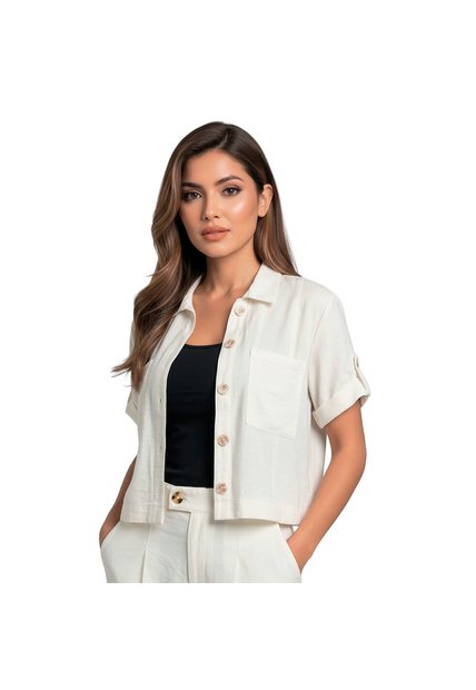 BLUSA VIKATS MUJER AG7822 MARFIL Talla S