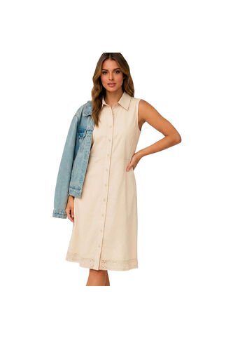 VESTIDO VIKATS MUJER AG7784 MARFIL Talla XL Vikats