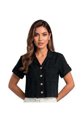 BLUSA VIKATS MUJER AG7822 NEGRO Talla S Vikats