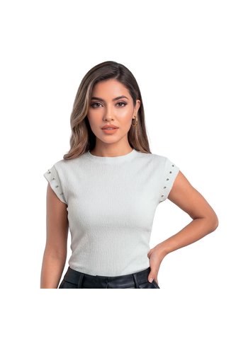 BLUSA VIKATS MUJER AG7930 MARFIL Talla L Vikats