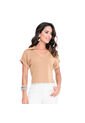 BLUSA VIKATS MUJER AG7648 CAMEL Talla M de Vikats