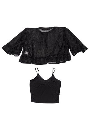 BLUSA VIKATS MUJER AG7712 NEGRO Talla S