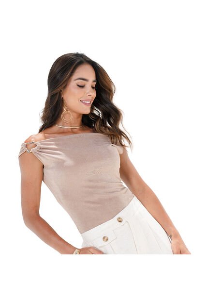 BLUSA VIKATS MUJER AG7635 CAMEL Talla XL