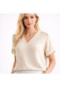 BLUSA VIKATS MUJER AG7753 MARFIL Talla XL de Vikats