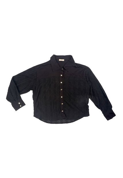 BLUSA VIKATS MUJER AG7166 NEGRO Talla 14