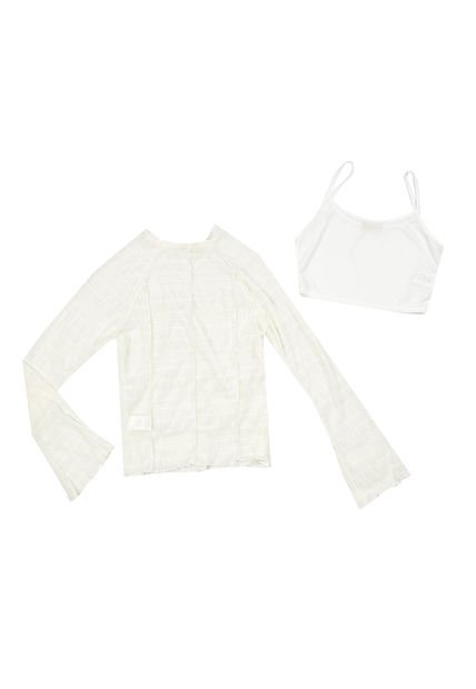 BLUSA VIKATS MUJER AG7415 MARFIL Talla S