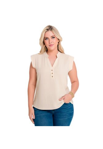 BLUSA VIKATS MUJER AG7667 MARFIL Talla S Vikats