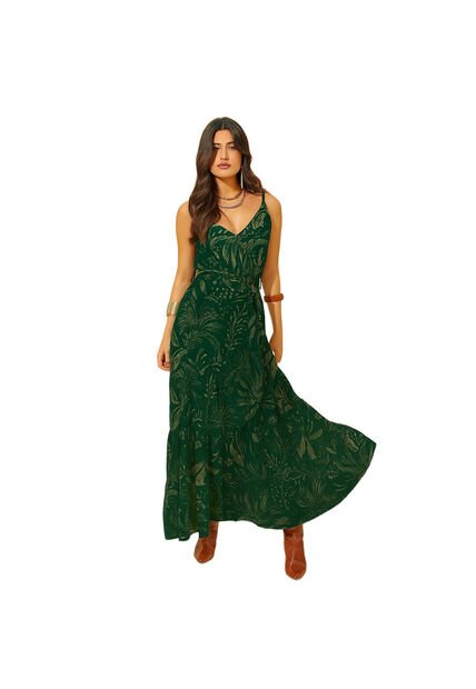 VESTIDO VIKATS MUJER AG7475 VERDE Talla M