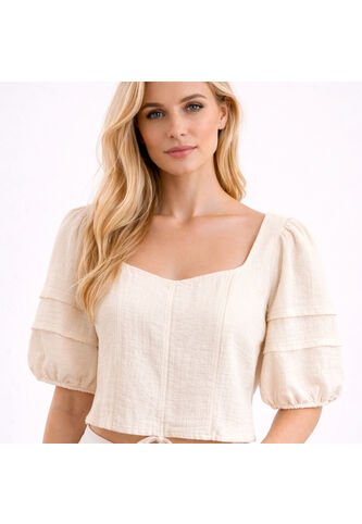 BLUSA VIKATS MUJER AG7619 MARFIL Talla L Vikats