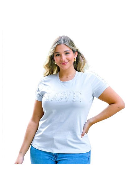 BLUSA VIKATS MUJER AG7372 GRIS Talla 16