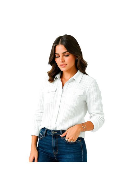 BLUSA VIKATS MUJER AG7282 BEIGE Talla S