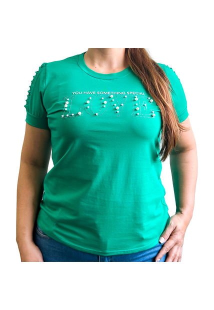 BLUSA VIKATS MUJER AG7372 VERDE Talla 16