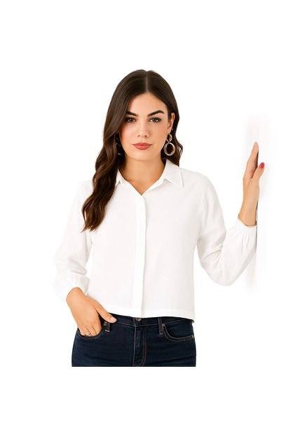BLUSA VIKATS MUJER AG7444 BLANCO Talla XL