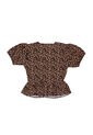 BLUSA VIKATS MUJER AG7576 ANIMAL PRINT NEGRO Talla XL de Vikats