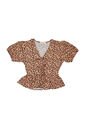 BLUSA VIKATS MUJER AG7576 ANIMAL PRINT CAMEL Talla XL de Vikats