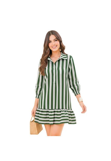 VESTIDO VIKATS MUJER AG7791 VERDE Talla L