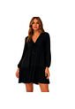 VESTIDO VIKATS MUJER AG7801 NEGRO Talla S de Vikats