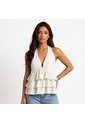 BLUSA VIKATS MUJER AG8104 MARFIL Talla M de Vikats