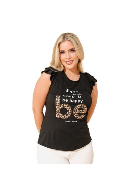 BLUSA VIKATS MUJER AG7464 NEGRO Talla 18