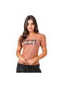 BLUSA VIKATS MUJER AG7456 CAFÉ Talla XL de Vikats