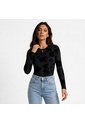 BLUSA VIKATS MUJER AG8214 NEGRO Talla M de Vikats